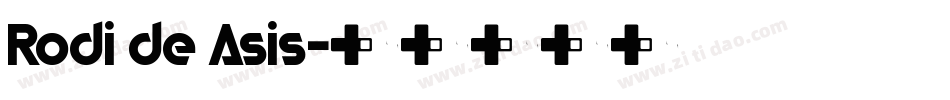 Rodi de Asis字体转换